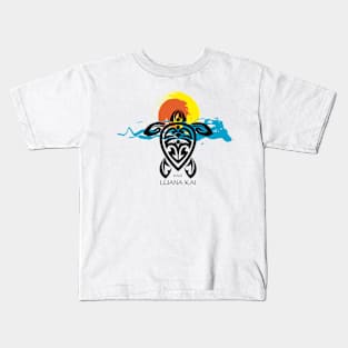 Tribal Turtle Sunset / Luana Kai Maui Kids T-Shirt